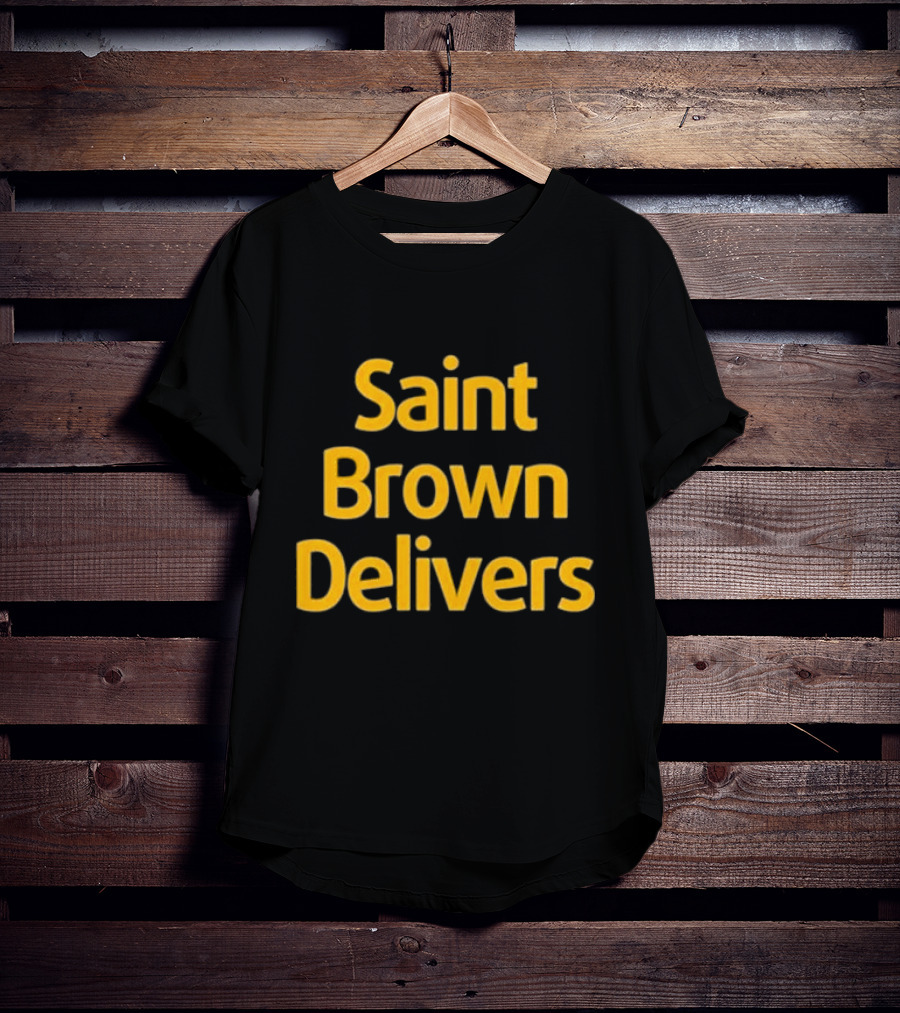 Saint Brown Delivers Amon-ra Det T-Shirt