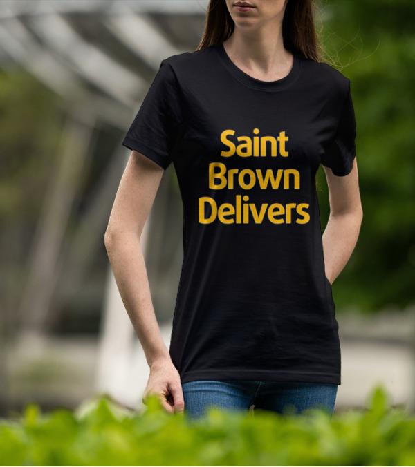 Saint Brown Delivers Amon-ra Det T-Shirt