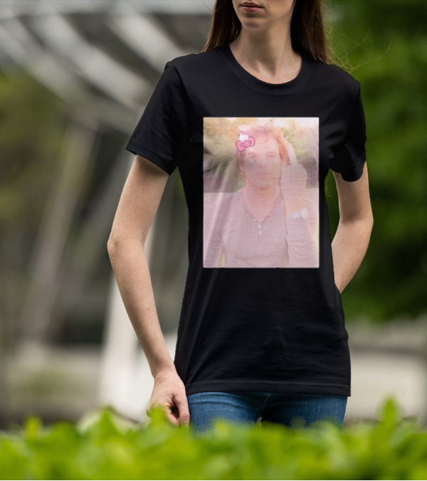 Dext Morgan Hello Kitty Coquette Bow Gesture T-Shirt