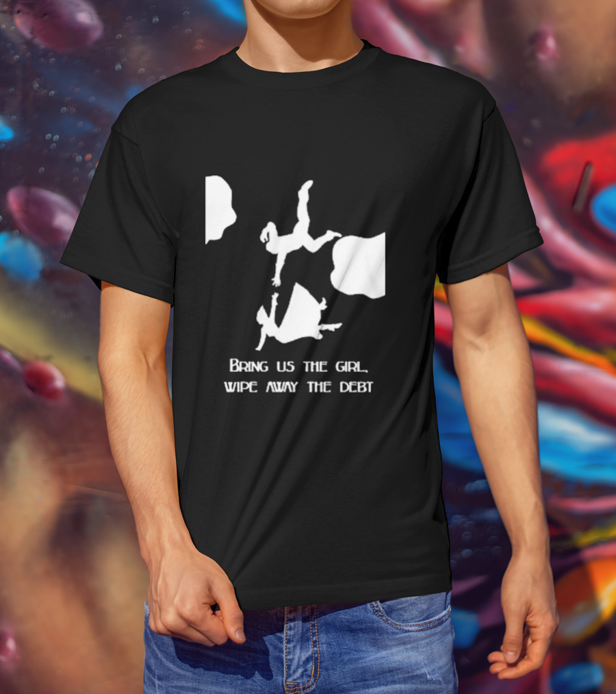 Bioshock Infinite Bring Us The Girl Wipe Away The Debt Falling T-Shirt
