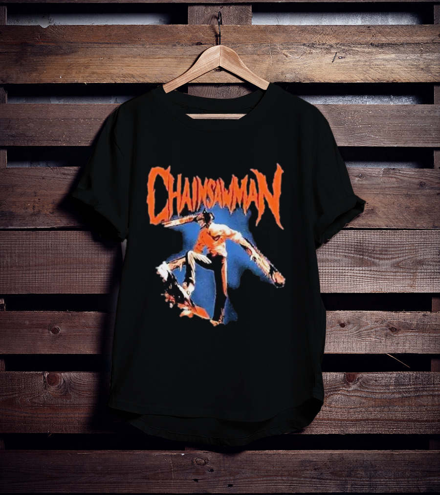 Chainsaw Man Denji Chains Metal T-Shirt