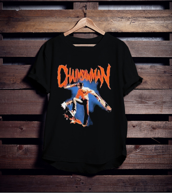 Chainsaw Man Denji Chains Metal T-Shirt