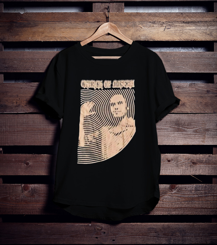 Church Of Misery Ted Bundy Optical Illusion T-Shirt