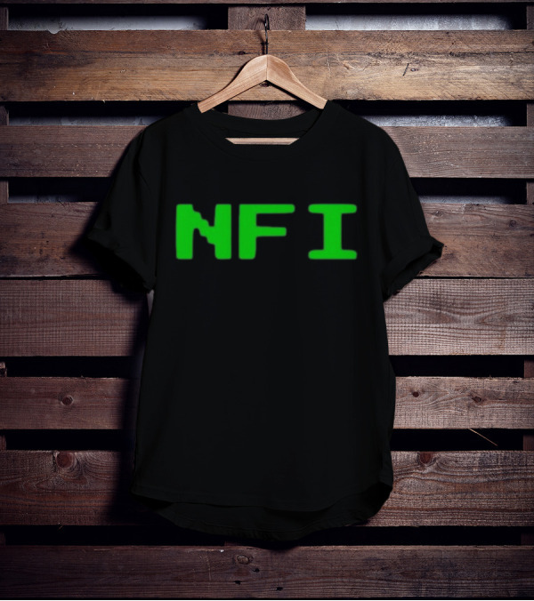 Ewanmitchellitalia Warchild NFI Green Text T-Shirt