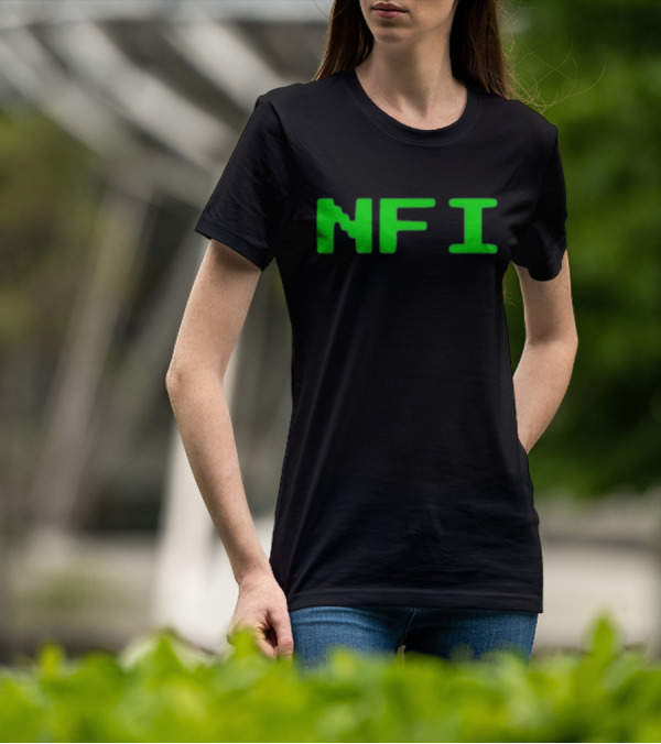 Ewanmitchellitalia Warchild NFI Green Text T-Shirt