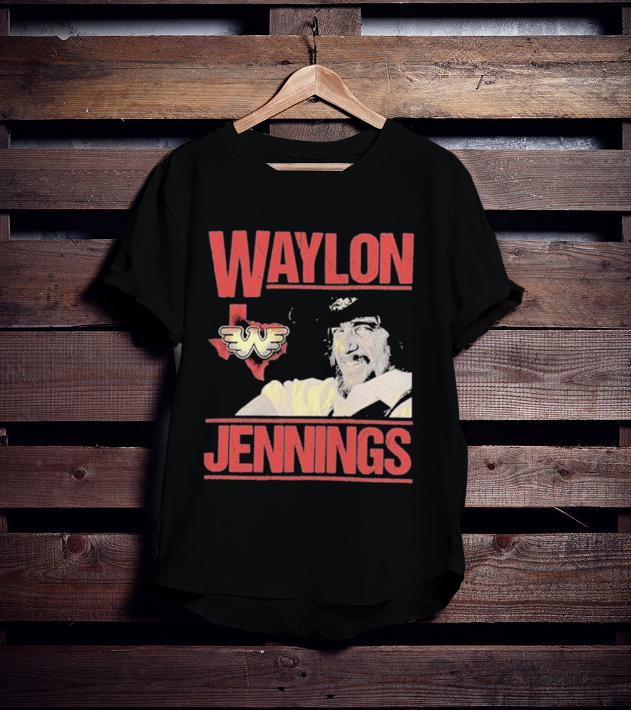 Waylon Jennings Flying W Texas T-Shirt