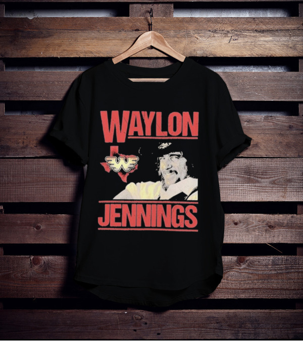 Waylon Jennings Flying W Texas T-Shirt