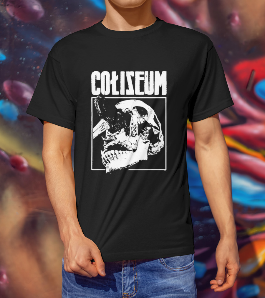 Coliseum Skull With Hammer T-Shirt