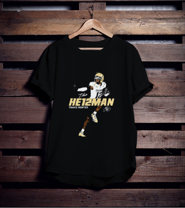 HE12MAN Travis Hunter Colorado Buffaloes T-Shirt