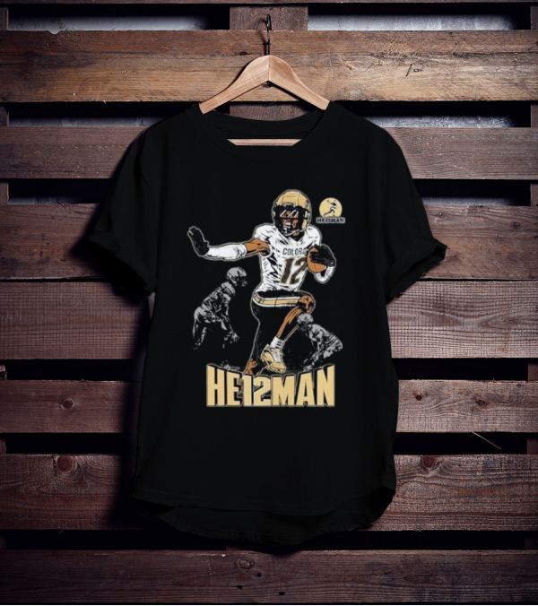 Heisman Colorado Football He12man Winner Travis Hunter T-Shirt