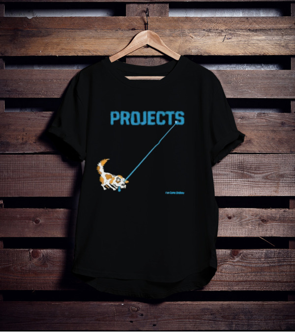 Projects I've Come Undone Weezer Dog T-Shirt