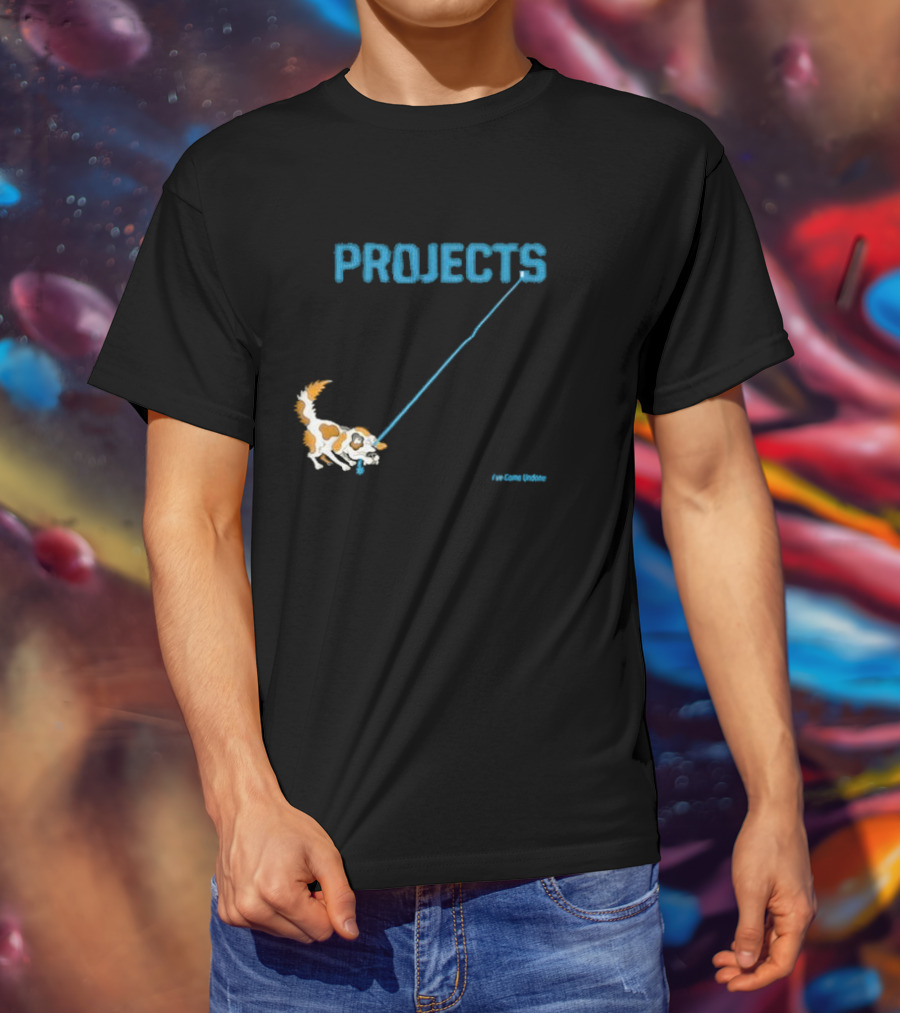Projects I've Come Undone Weezer Dog T-Shirt