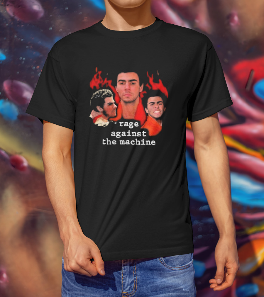 Rage Against The Machine Fiery Expression Trio T-Shirt