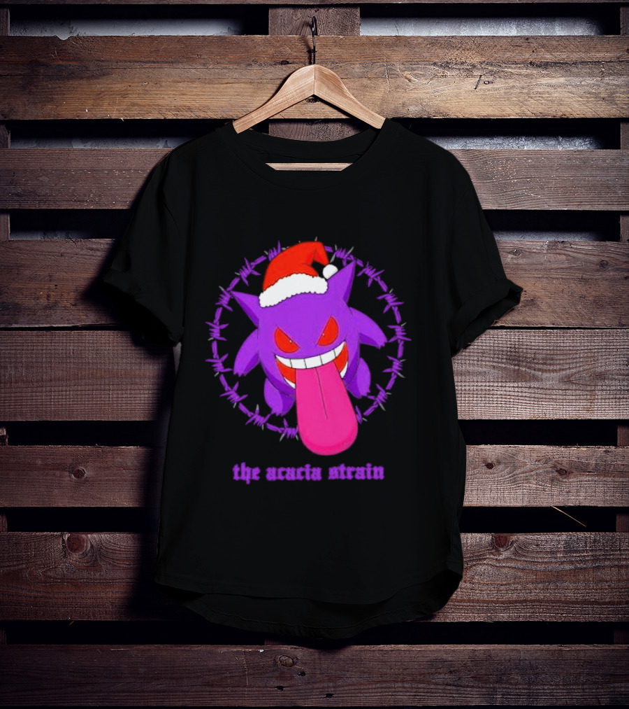 The Acacia Strain Gengar Santa Barbed Circle T-Shirt