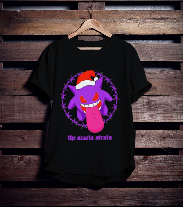 The Acacia Strain Gengar Santa Barbed Circle T-Shirt