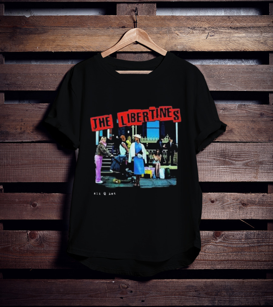 The Libertines All Quiet On The Eastern Esplanade Text And Urban Street Scene T-Shirt