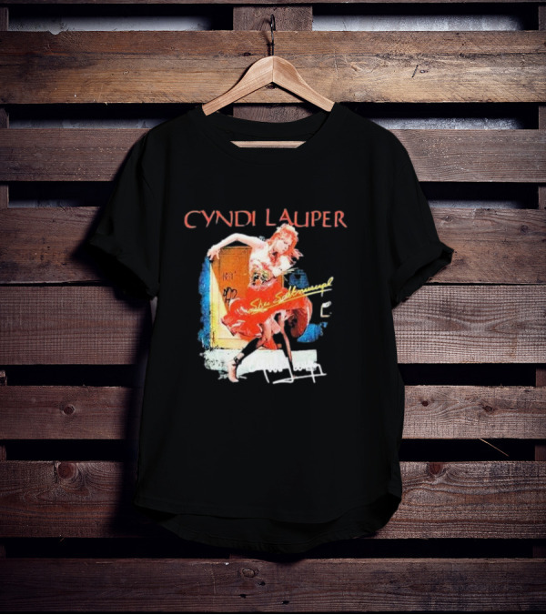 Cyndi Lauper She's So Unusual Retro Album T-Shirt