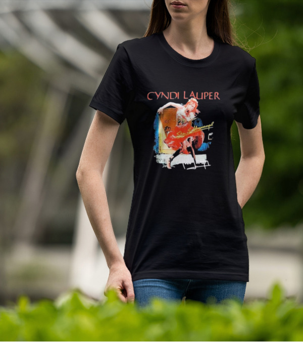 Cyndi Lauper She's So Unusual Retro Album T-Shirt