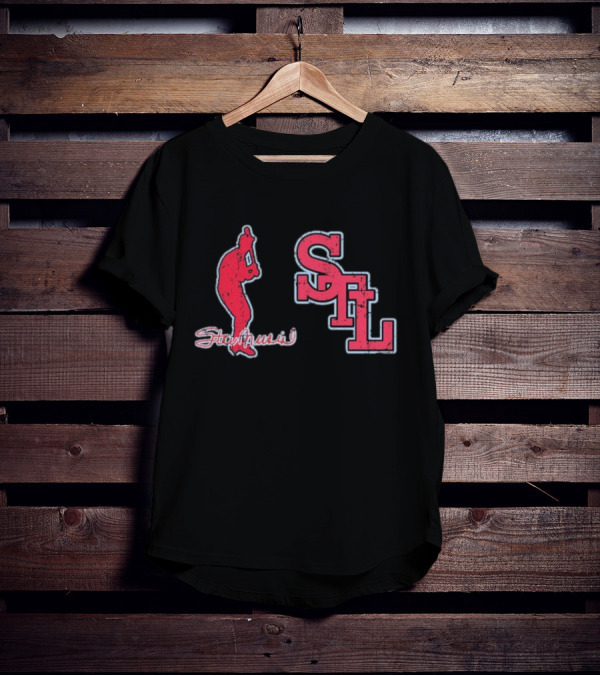 Stan Musial STL Stance Slab T-Shirt