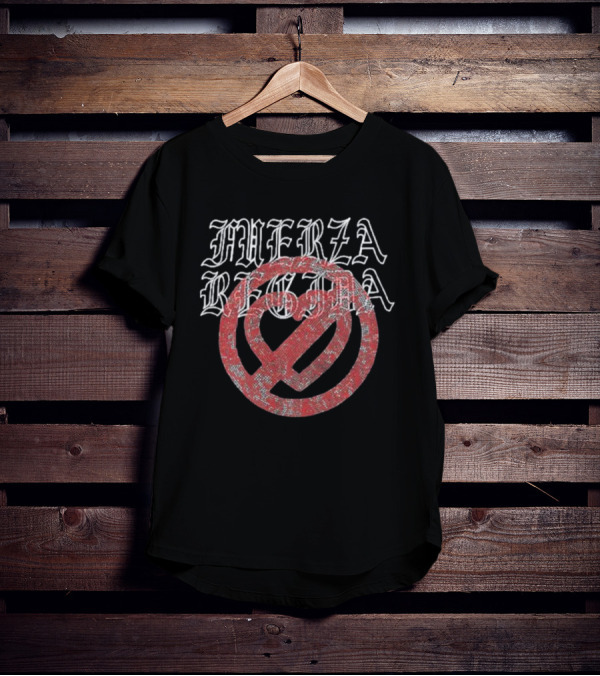 Muerza Begin Stone Old English Black T-Shirt