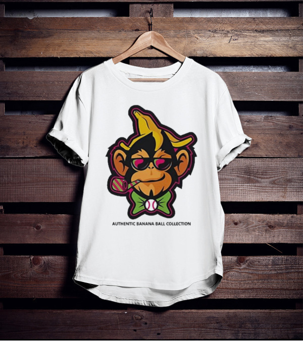 Party Animals Banana Ball Collection With Sunglasses And Pipe T-Shirt