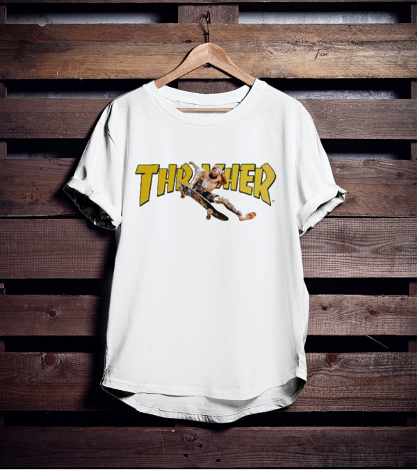 Atlas Thrasher Skateboarding T-Shirt