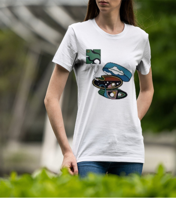 Check Your Vector Cosmic Explorer Visual Journey T-Shirt