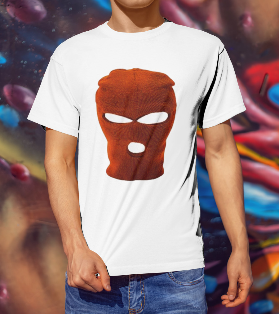 Nobigdyl Rob Hell Red Ski Mask T-Shirt