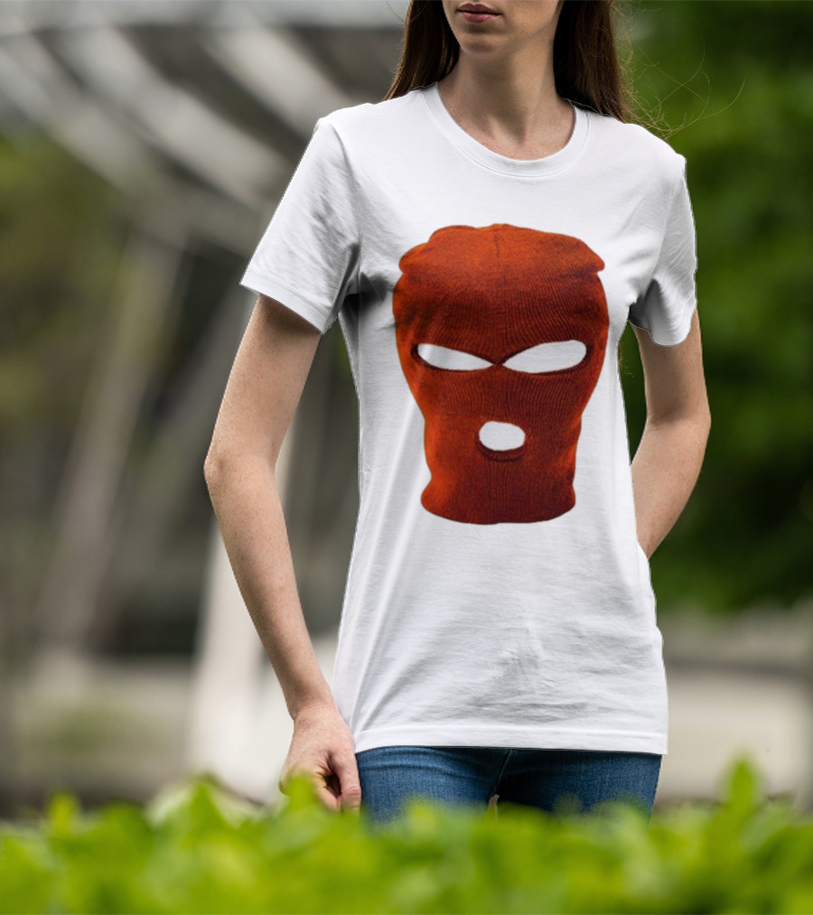 Nobigdyl Rob Hell Red Ski Mask T-Shirt