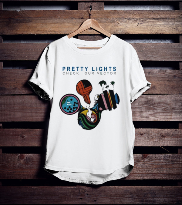 Pretty Lights Check Our Vector New T-Shirt