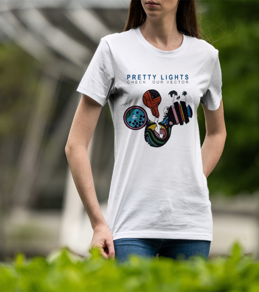 Pretty Lights Check Our Vector New T-Shirt