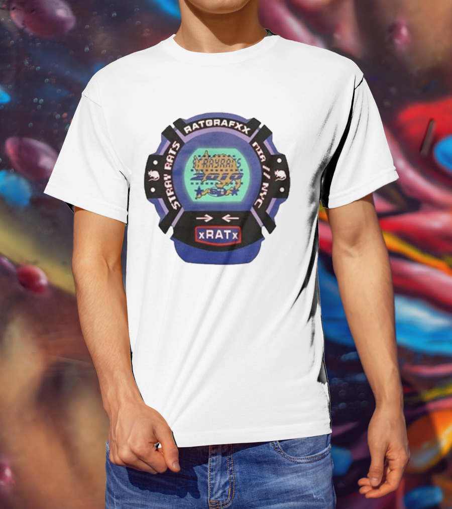 Stray Rats Ratgrafxx MTA II NYC XRATx T-Shirt