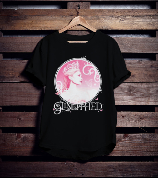 Glinda Fied Crowned Fairy Circle Butterflies T-Shirt