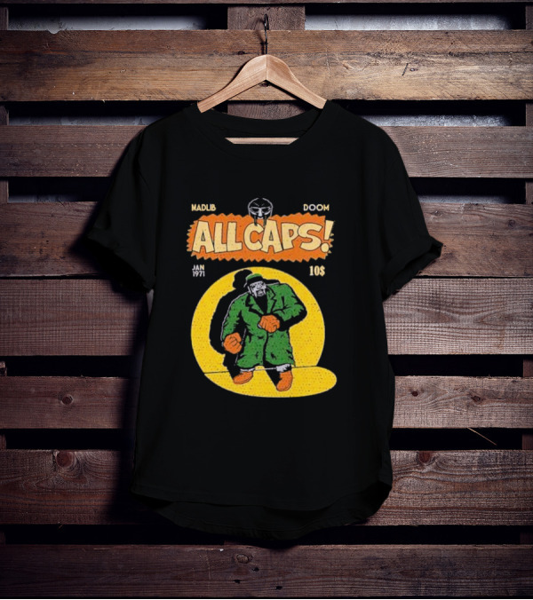 Madlib Doom All Caps January 1971 10 Cents T-Shirt
