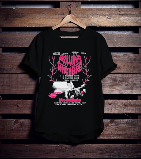 Melvins Macabre Nostalgia Numbing Yourself World View Meatcanyon 1 Player 2 Player Game 000000 T-Shirt