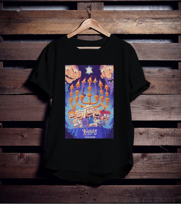 Mondo Debuts A Rugrats Chanukah With Menorah Adventure T-Shirt