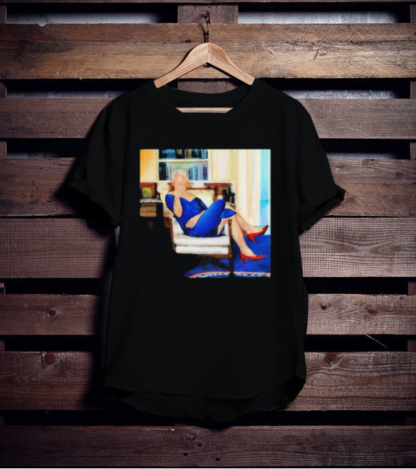 Parsing Bill Clinton Blue Dress Jeffrey Epstein Home T-Shirt