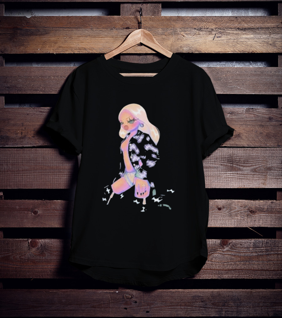 Rhea Raj Hunter Animated Pastel Fashion T-Shirt