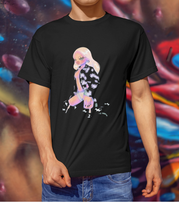 Rhea Raj Hunter Animated Pastel Fashion T-Shirt
