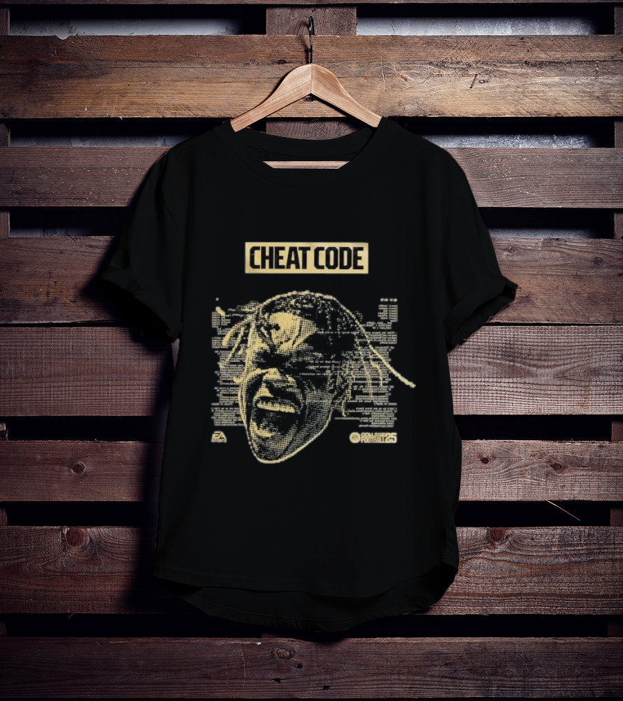 Cheat Code Travis Hunter EA Sports NCAA Football 25 T-Shirt