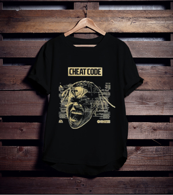 Cheat Code Travis Hunter EA Sports NCAA Football 25 T-Shirt
