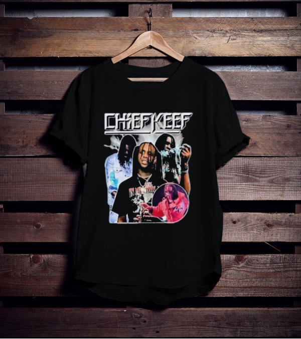 Chief Keef Collage Smoke And Red T-Shirt
