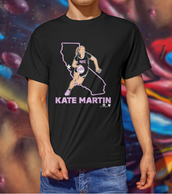 Kate Martin Basketball California Star T-Shirt