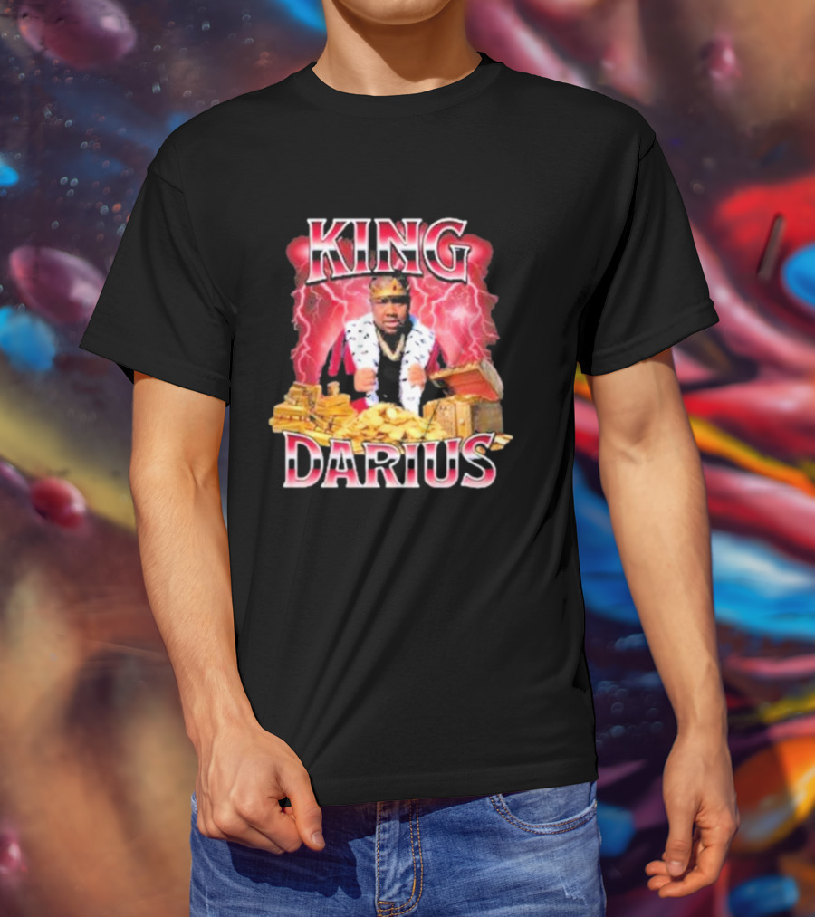 KING DARIUS GOLD TREASURE LIGHTNING T-Shirt