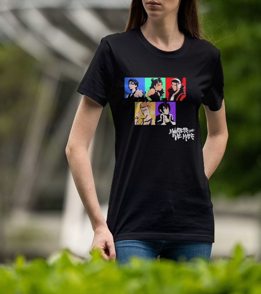 Monsters We Make Colorful Character Portraits T-Shirt