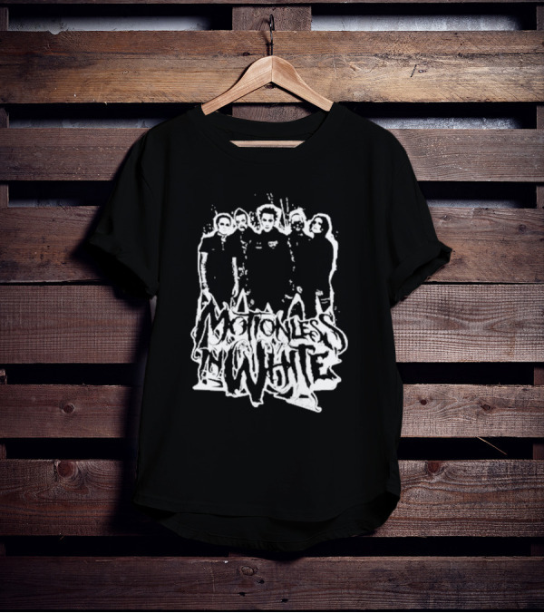 Motionless In White Band Members Paint Splatter T-Shirt