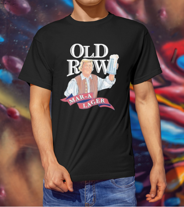 Old Row Mar-A Lager Vintage Style Cheers Figure T-Shirt