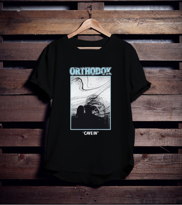 Orthodox Cave In Monochrome Abstract T-Shirt