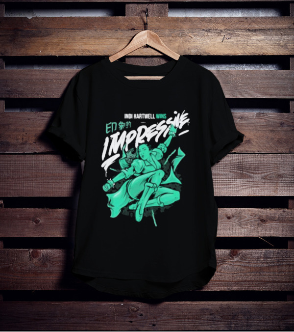 Indi Hartwell Wins Impressive T-Shirt