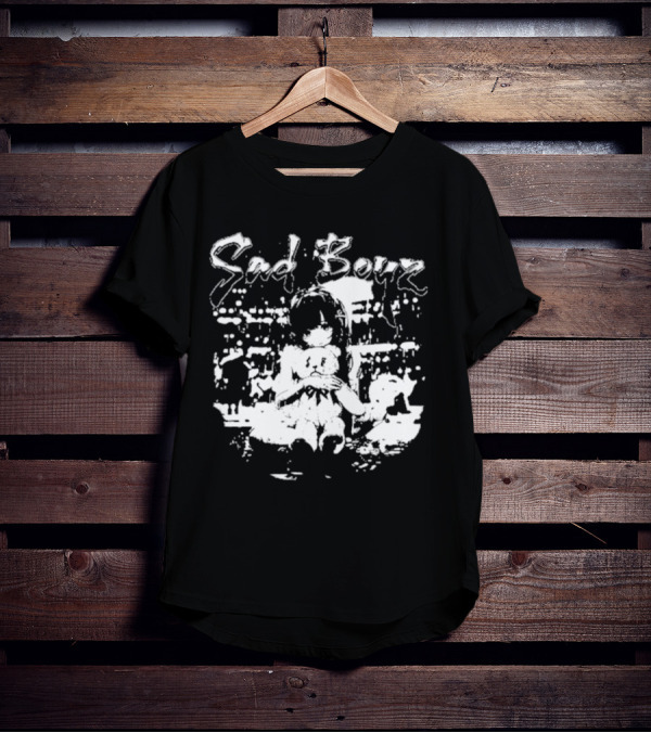 Sad Boyz Sad Bear Girl Cityscape T-Shirt